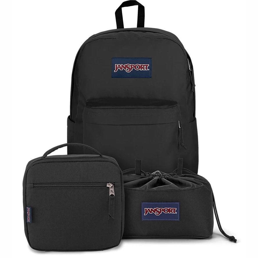 Sac à Dos Scolaire JanSport MIDNIGHT BUNDLE Noir | BDF-35008983